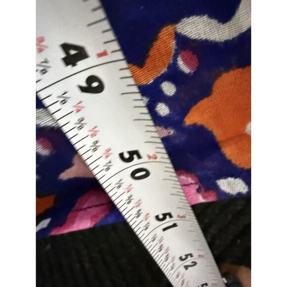 Banjanan Donna Maxi Dress Edwardian Tile Print XS Boho Sleeveless Ruffle Cotton - Picture 13 of 16